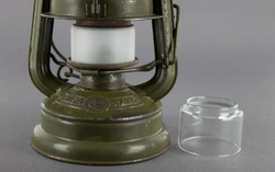 New reproduction glass globe for lantern Feuerhand 176 LU 